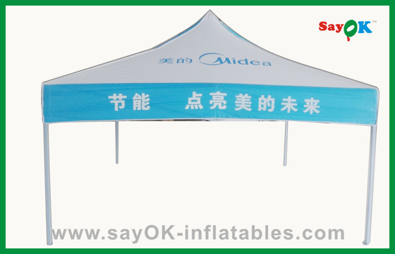 Logo Printing Folding Tent Commercial Steel / Aluminum  Frame Tent