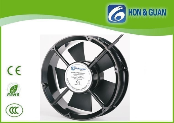 Round Ball Bearing Cooling Fan 220 x 220 x 60mm AT Terminal Aluminum Alloy