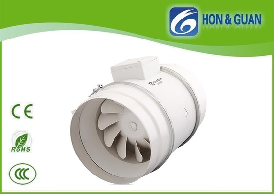 Ευθύγραμμος εξαερισμός θερμοκηπίων HVAC ανεμιστήρας αγωγών ανεμιστήρων/8 ίντσα με την εξωτερική μηχανή στροφέων ΕΚ